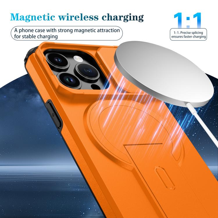 For iPhone 13 Pro Sliding Camshield MagSafe Holder Phone Case