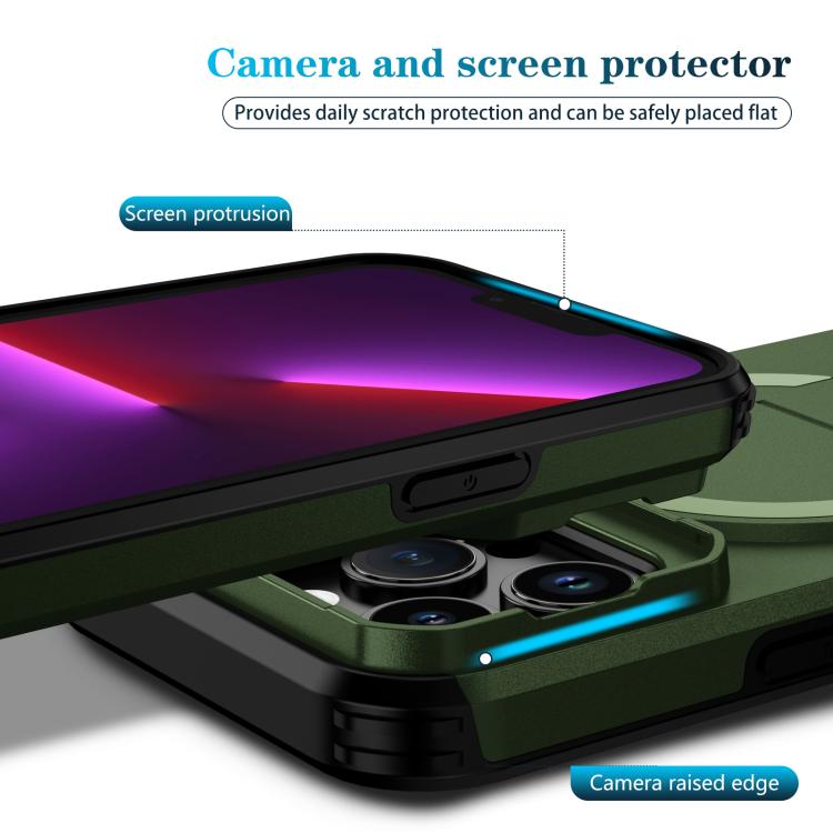 For iPhone 13 Pro Sliding Camshield MagSafe Holder Phone Case