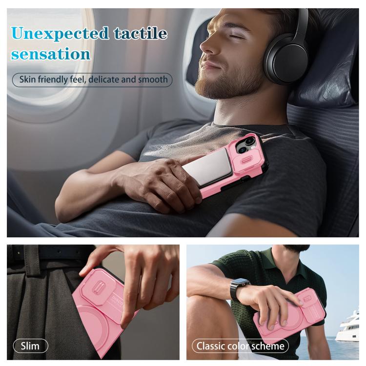 For iPhone 14 / 13 Sliding Camshield MagSafe Holder Phone Case