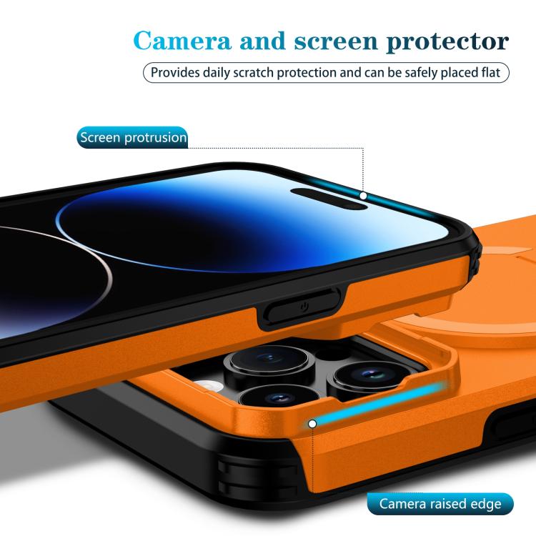 For iPhone 14 Pro Sliding Camshield MagSafe Holder Phone Case
