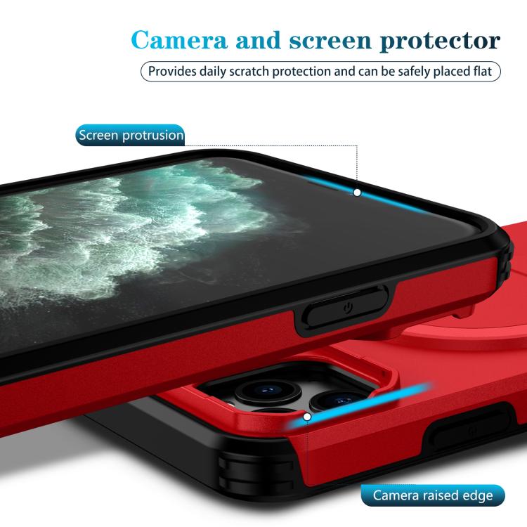 For iPhone 11 Pro Max Sliding Camshield MagSafe Holder Phone Case