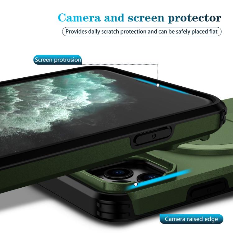 For iPhone 11 Pro Max Sliding Camshield MagSafe Holder Phone Case