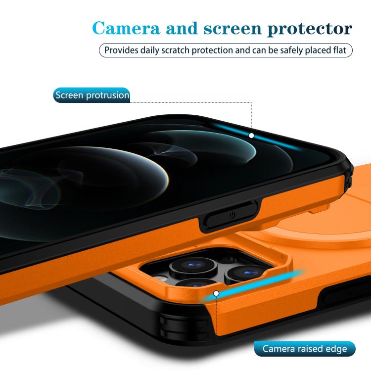 For iPhone 12 Pro Max Sliding Camshield MagSafe Holder Phone Case