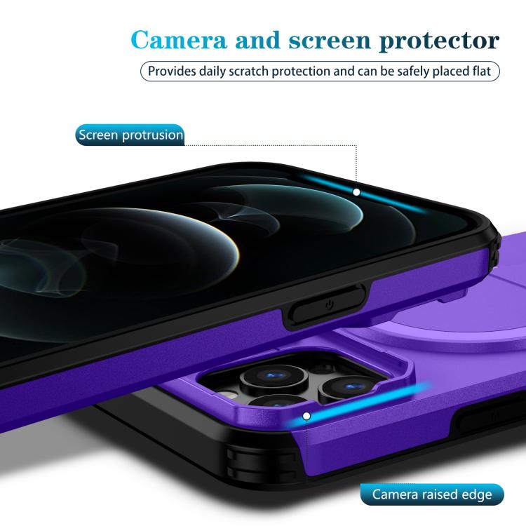 For iPhone 12 Pro Max Sliding Camshield MagSafe Holder Phone Case