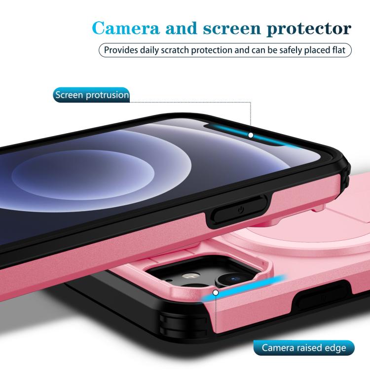 For iPhone 12 Pro / 12 Sliding Camshield MagSafe Holder Phone Case