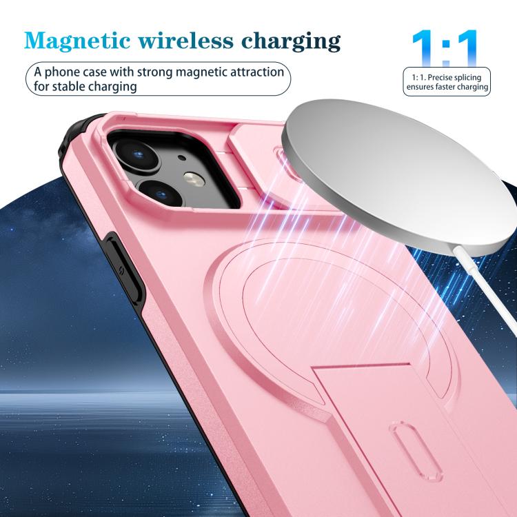 For iPhone 12 Pro / 12 Sliding Camshield MagSafe Holder Phone Case