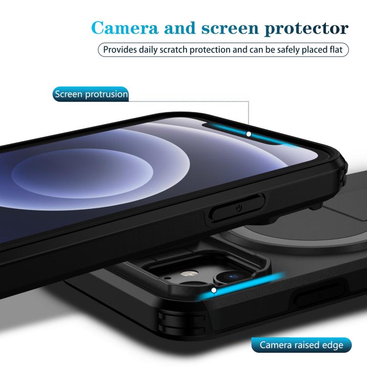 For iPhone 12 Pro / 12 Sliding Camshield MagSafe Holder Phone Case