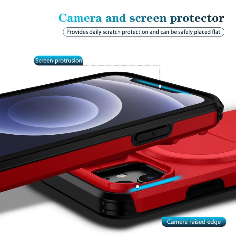 For iPhone 12 Pro / 12 Sliding Camshield MagSafe Holder Phone Case
