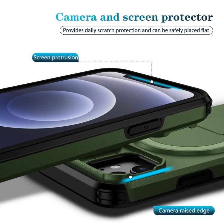 For iPhone 12 Pro / 12 Sliding Camshield MagSafe Holder Phone Case