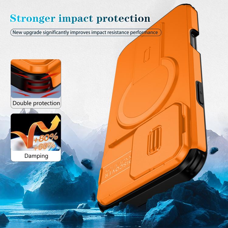 For iPhone 16 Pro Max Sliding Camshield MagSafe Holder Phone Case