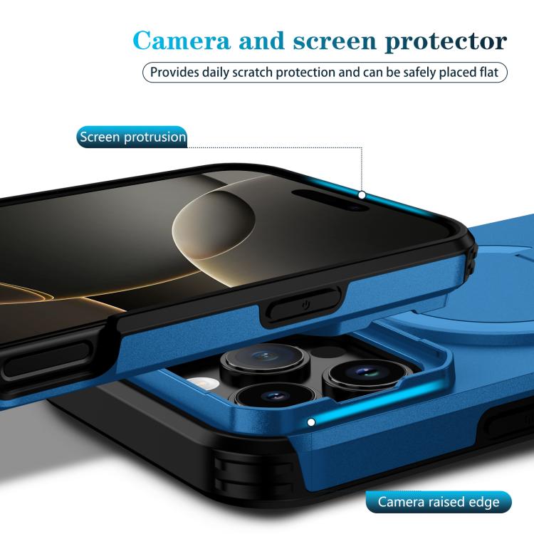 For iPhone 16 Pro Max Sliding Camshield MagSafe Holder Phone Case