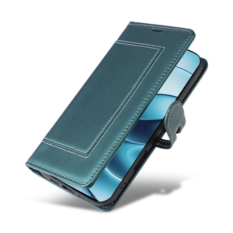 For Redmi Note 14 4G 163.25mm Stitched Magnetic Buckle Leather Phone Case