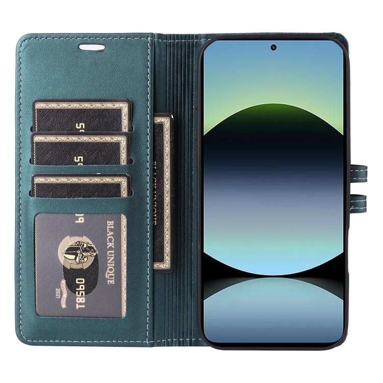 For Redmi Note 14 5G / Xiaomi Poco M7 Pro 5G Stitched Magnetic Buckle Leather Phone Case