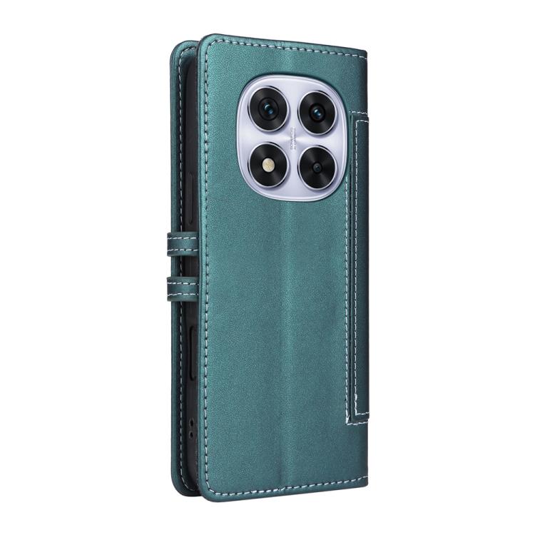 For Redmi Note 14 Pro 4G / 5G / Note 14 Pro+ 5G Stitched Magnetic Buckle Leather Phone Case