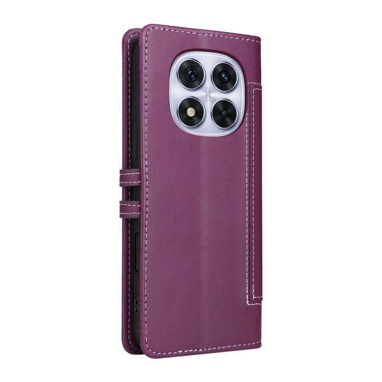 For Redmi Note 14 Pro 4G / 5G / Note 14 Pro+ 5G Stitched Magnetic Buckle Leather Phone Case