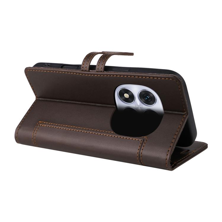 For Redmi Note 14 Pro 4G / 5G / Note 14 Pro+ 5G Stitched Magnetic Buckle Leather Phone Case