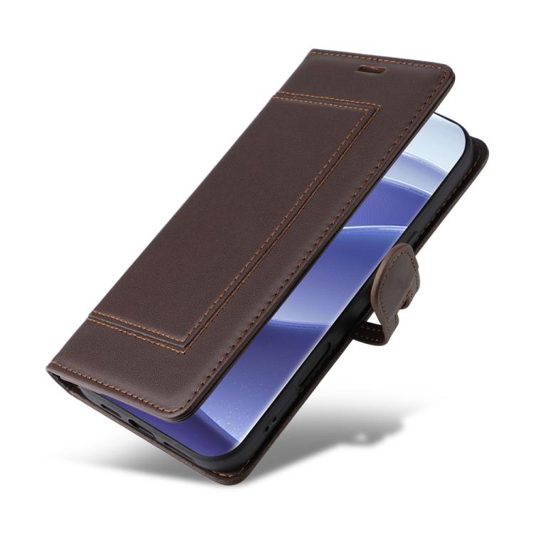 For Redmi Note 14 Pro 4G / 5G / Note 14 Pro+ 5G Stitched Magnetic Buckle Leather Phone Case