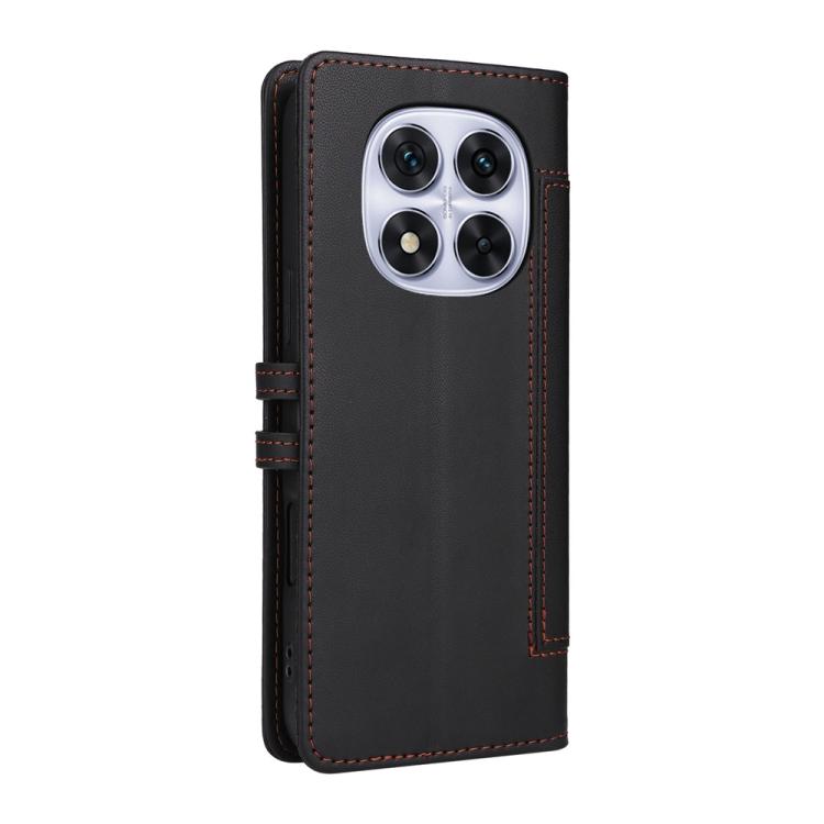 For Redmi Note 14 Pro 4G / 5G / Note 14 Pro+ 5G Stitched Magnetic Buckle Leather Phone Case