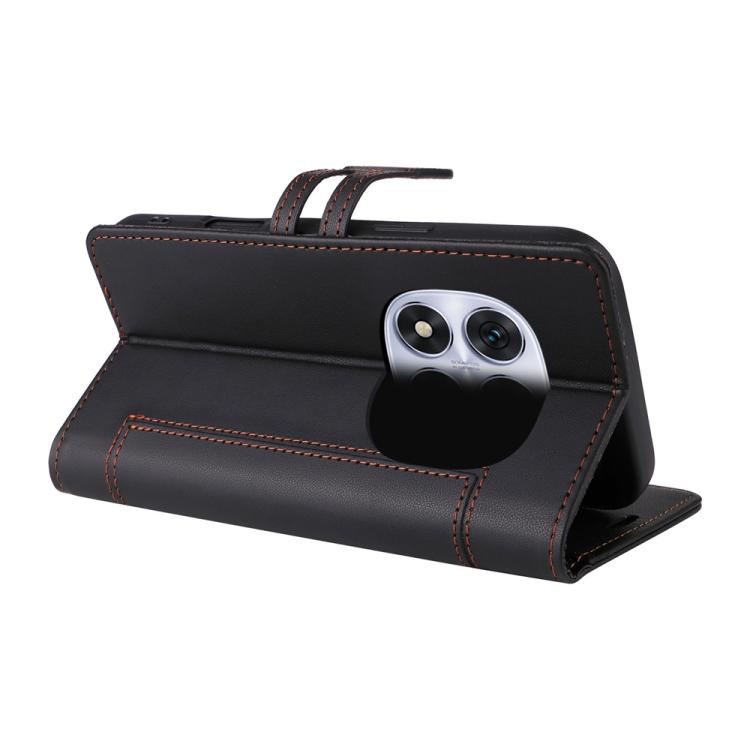 For Redmi Note 14 Pro 4G / 5G / Note 14 Pro+ 5G Stitched Magnetic Buckle Leather Phone Case
