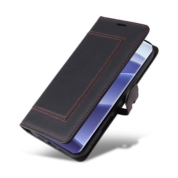 For Redmi Note 14 Pro 4G / 5G / Note 14 Pro+ 5G Stitched Magnetic Buckle Leather Phone Case