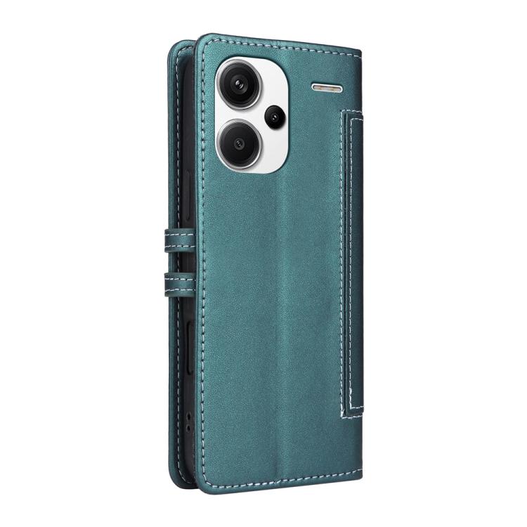 For Redmi Note 13 Pro+ Stitched Magnetic Buckle Leather Phone Case