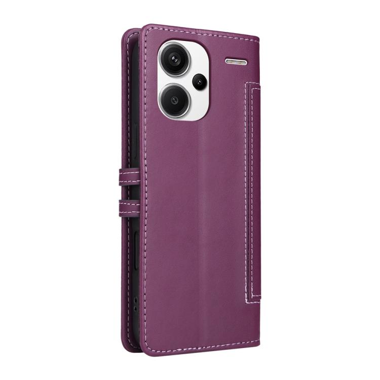 For Redmi Note 13 Pro+ Stitched Magnetic Buckle Leather Phone Case