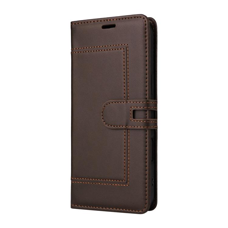 For Redmi Note 13 Pro+ Stitched Magnetic Buckle Leather Phone Case