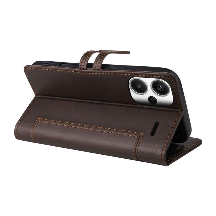 For Redmi Note 13 Pro+ Stitched Magnetic Buckle Leather Phone Case