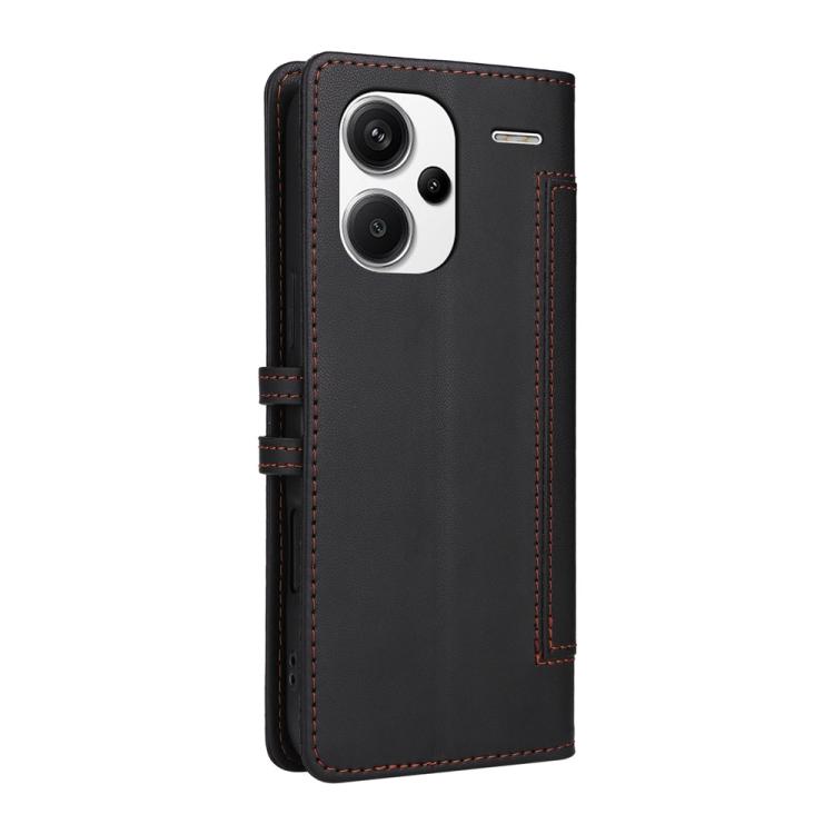 For Redmi Note 13 Pro+ Stitched Magnetic Buckle Leather Phone Case