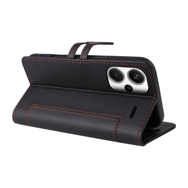 For Redmi Note 13 Pro+ Stitched Magnetic Buckle Leather Phone Case