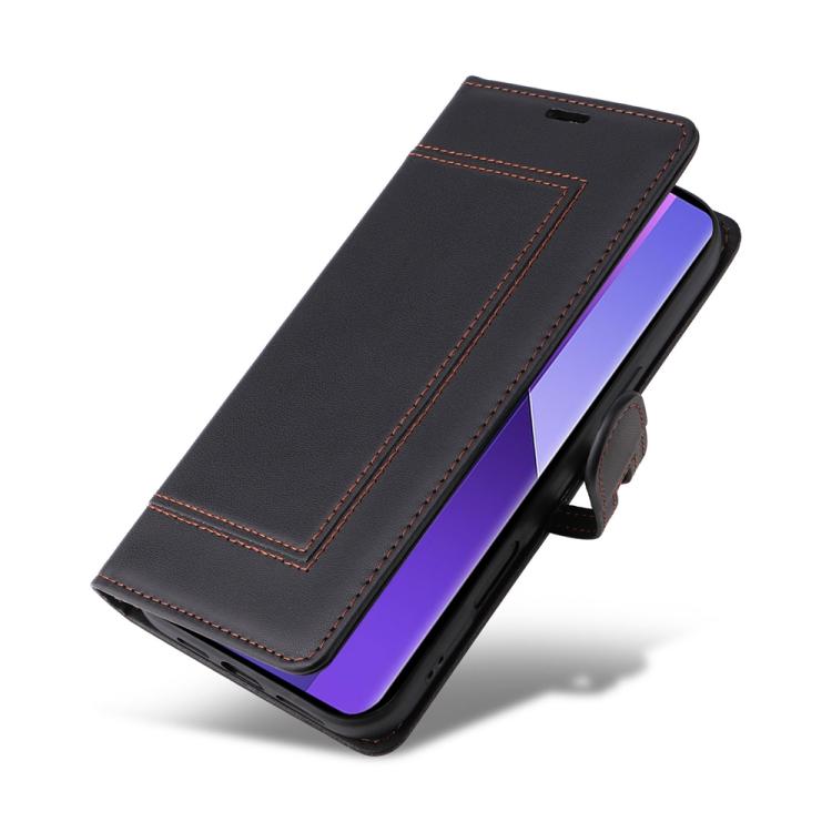 For Redmi Note 13 Pro+ Stitched Magnetic Buckle Leather Phone Case