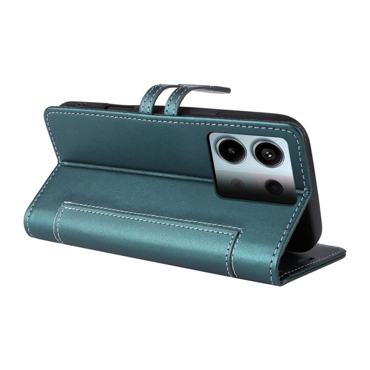 For Redmi Note 13 Pro 5G / Xiaomi Poco X6 Stitched Magnetic Buckle Leather Phone Case