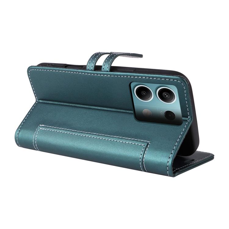 For Redmi Note 13 5G Stitched Magnetic Buckle Leather Phone Case