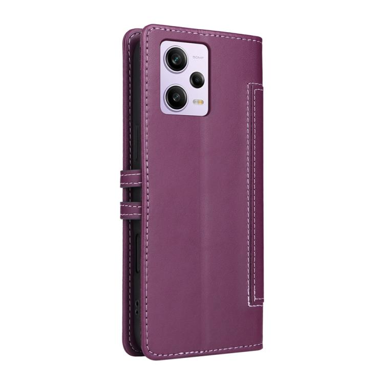 For Redmi Note 12 Pro+ Global / Note 12 Explorer Stitched Magnetic Buckle Leather Phone Case