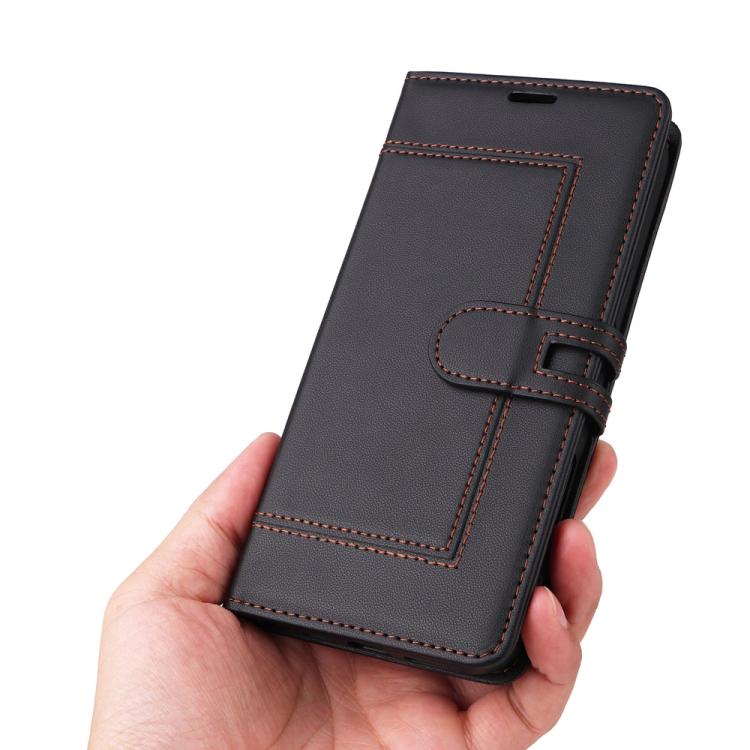 For Redmi Note 12 Pro+ Global / Note 12 Explorer Stitched Magnetic Buckle Leather Phone Case