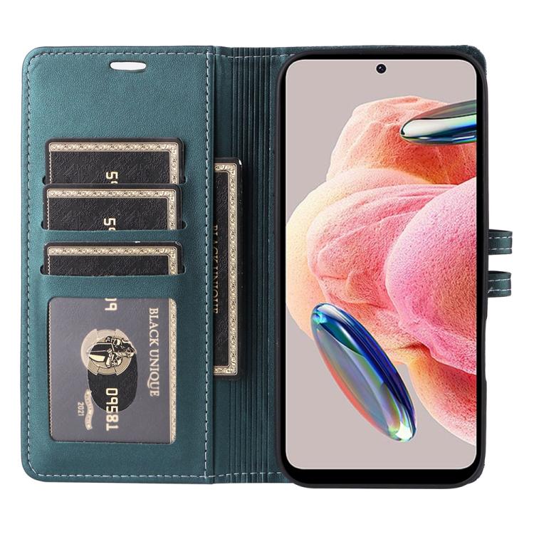 For Redmi Note 12 4G Global Stitched Magnetic Buckle Leather Phone Case