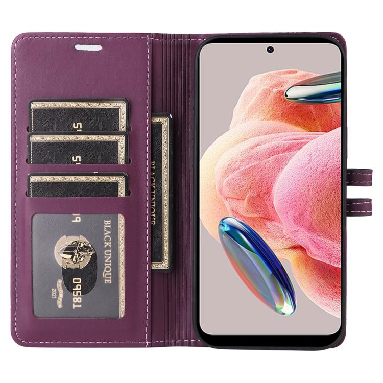 For Redmi Note 12 4G Global Stitched Magnetic Buckle Leather Phone Case