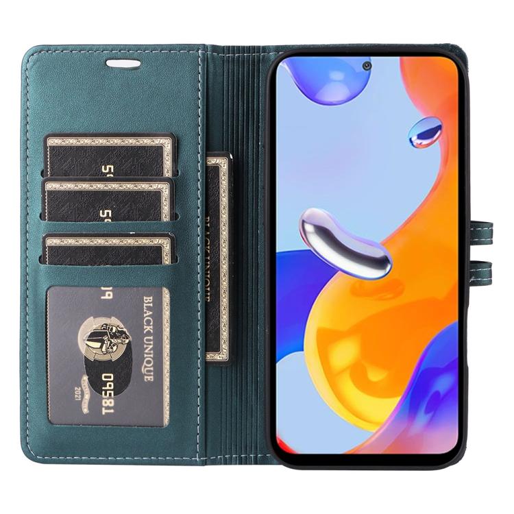 For Redmi Note 11 Pro Global / Note 11E Pro Stitched Magnetic Buckle Leather Phone Case