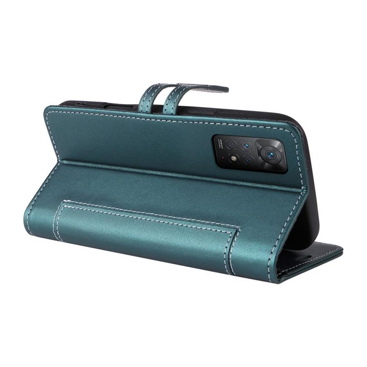 For Redmi Note 11 Pro Global / Note 11E Pro Stitched Magnetic Buckle Leather Phone Case