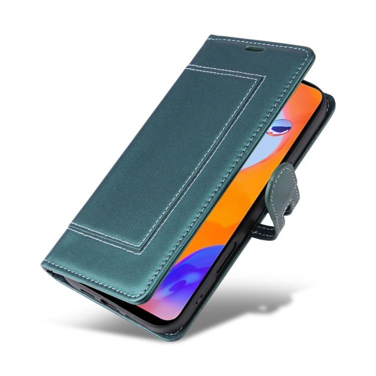For Redmi Note 11 Pro Global / Note 11E Pro Stitched Magnetic Buckle Leather Phone Case