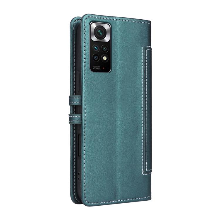 For Redmi Note 11 Global / Note 11S / Note 12S Stitched Magnetic Buckle Leather Phone Case
