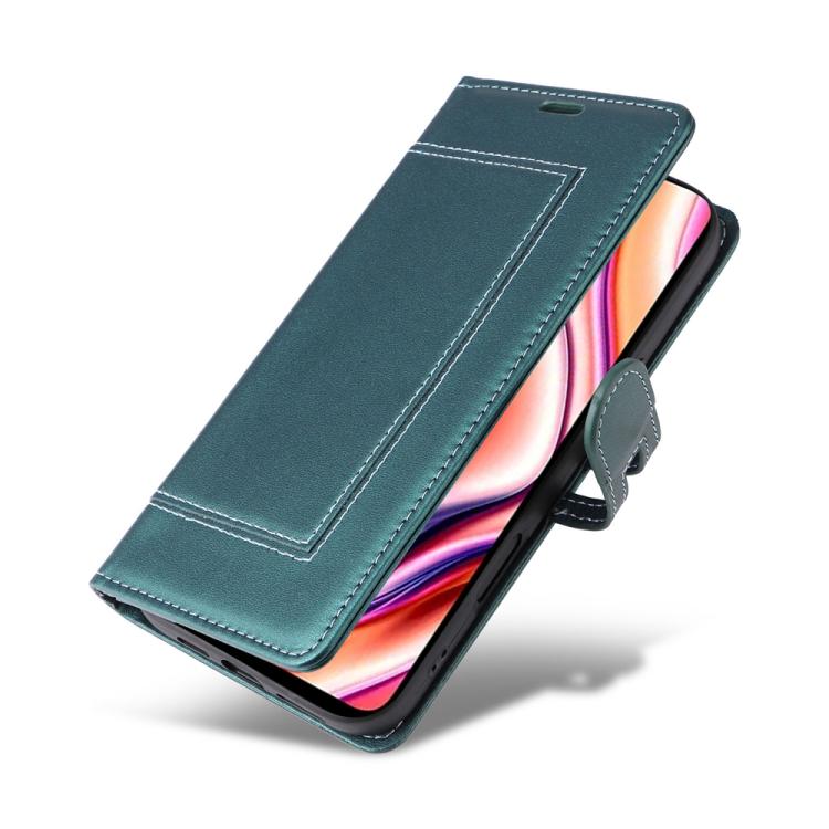For Redmi Note 11 Global / Note 11S / Note 12S Stitched Magnetic Buckle Leather Phone Case
