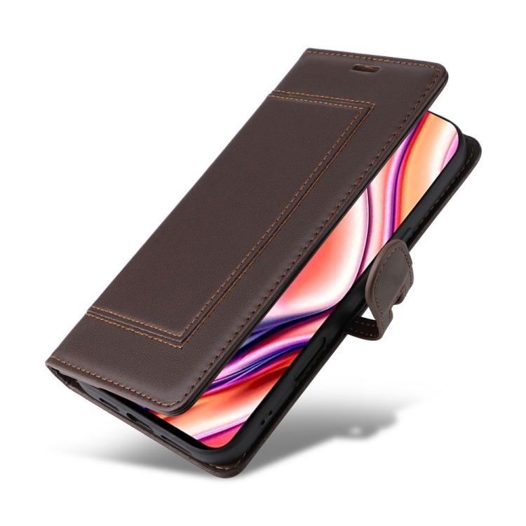 For Redmi Note 11 Global / Note 11S / Note 12S Stitched Magnetic Buckle Leather Phone Case