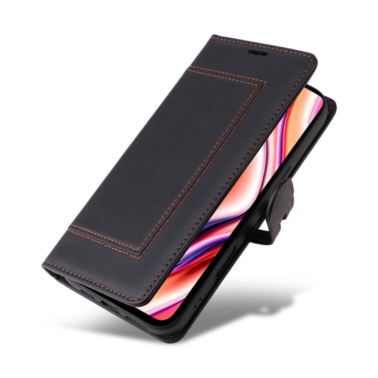 For Redmi Note 11 Global / Note 11S / Note 12S Stitched Magnetic Buckle Leather Phone Case