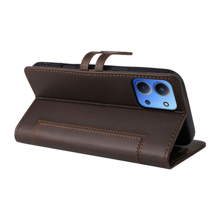 For Redmi 15C 5G / 4G Global 171mm / Poco C85 4G Stitched Magnetic Buckle Leather Phone Case