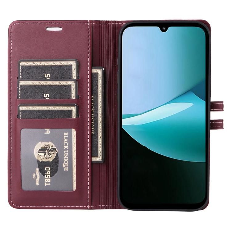 For Redmi 15C 5G / 4G EU 173mm / Poco C85 5G Stitched Magnetic Buckle Leather Phone Case