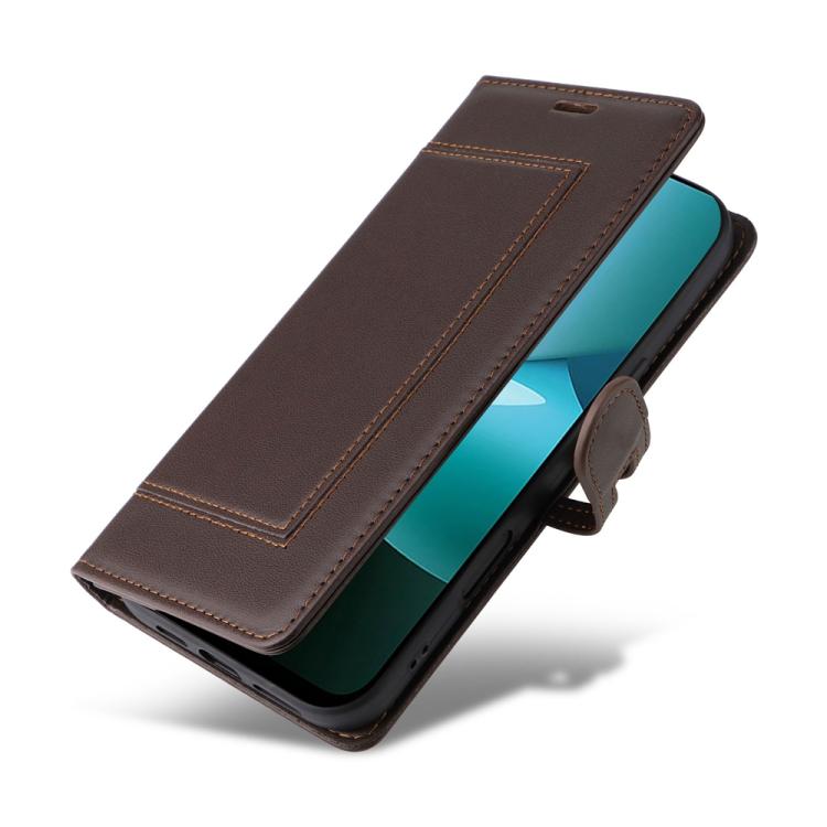 For Redmi 15C 5G / 4G EU 173mm / Poco C85 5G Stitched Magnetic Buckle Leather Phone Case