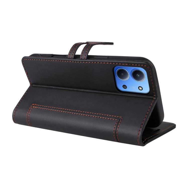 For Redmi 15C 5G / 4G EU 173mm / Poco C85 5G Stitched Magnetic Buckle Leather Phone Case