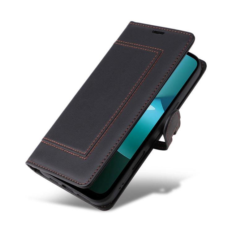 For Redmi 15C 5G / 4G EU 173mm / Poco C85 5G Stitched Magnetic Buckle Leather Phone Case