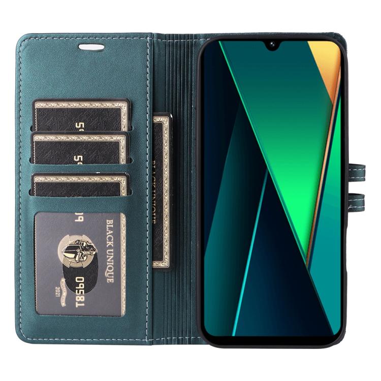 For Redmi 14C / Redmi A3 Pro / Xiaomi Poco C75 Stitched Magnetic Buckle Leather Phone Case